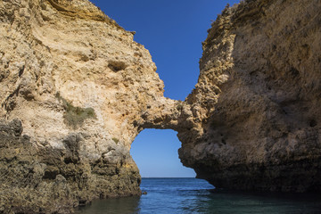 Fototapeta na wymiar Algarve Caves and Grottos