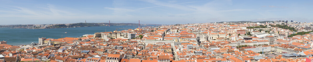 Fototapeta na wymiar Cityview of Lisboa Panorama