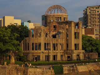 Atomic Dome Hiroshima Sunset