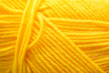 Wool yarns for knitting. Close-up.
