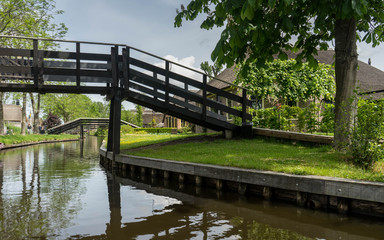 Traditional Dutch House in Giethoorn, Netherlands
