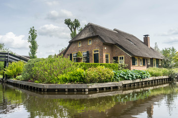 Traditional Dutch House in Giethoorn, Netherlands