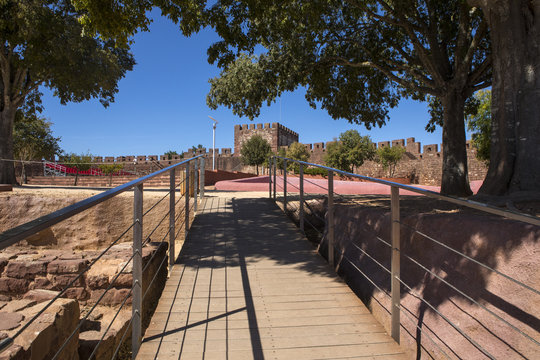 Castle of Silves in Portugal