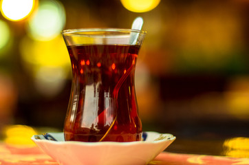 Traditional Turkish tea