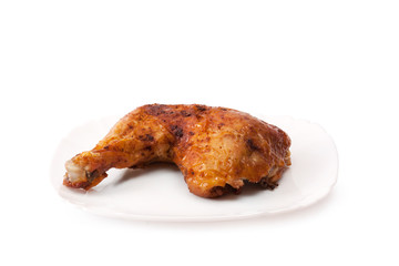baked chicken leg