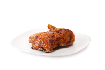 baked chicken leg