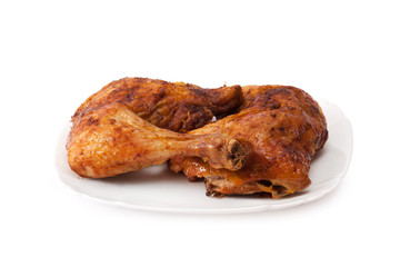 baked chicken leg