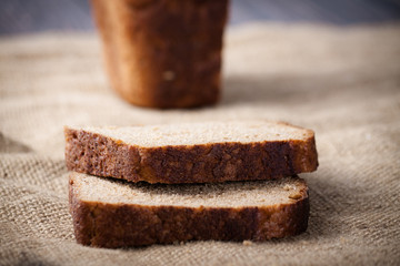 Fresh bread close up
