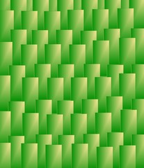 green cube