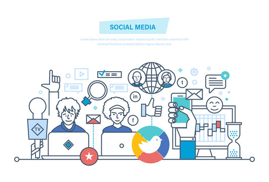 Social media. Planning, digital marketing, advertising, promotion in social network.