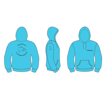 Sweat Capuche SportsWear Bleu