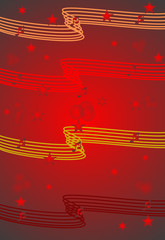 music notes background
