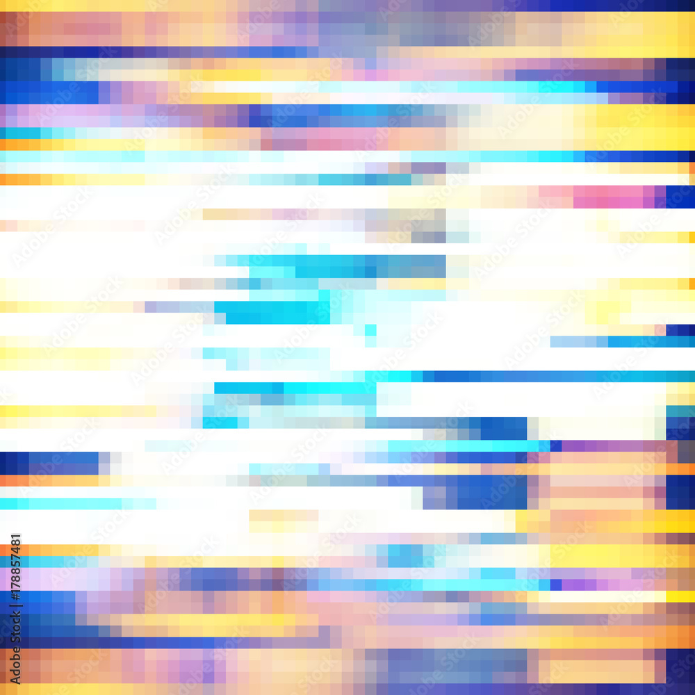 Aufkleber abstract background of randomly placed pieces. shattered image.