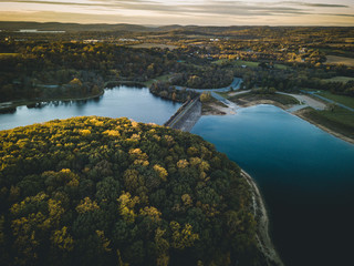 Aerial Landscape of Lebanon New Jersey