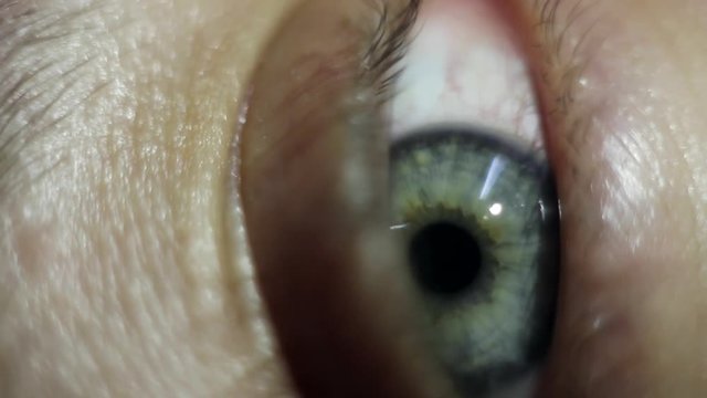 Extreme close up human eye, macro shoot