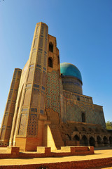 Samarkand: mosque on sunset