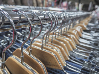 Fototapeta premium Things on hangers 