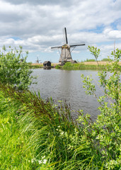Windmill in Kinderdijk, Netherlands
