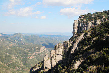 Fototapeta na wymiar Montserrat mountain, Spain 
