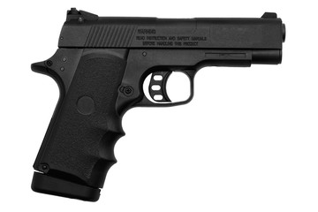 pneumatic pistol isolated on white
