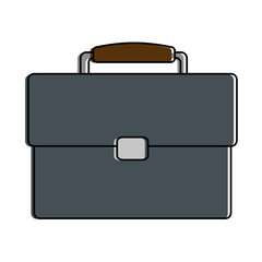 portfolio briefcase isolated icon vector illustration design