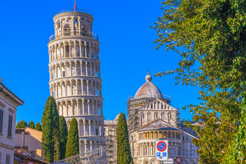 Fototapeta na wymiar Pisa,The Leaning Tower.