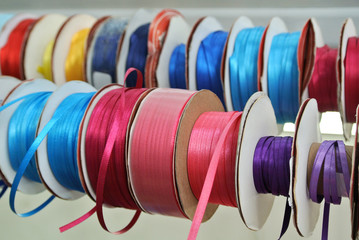 rolls of colored tape