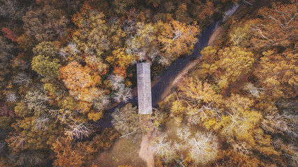 Covered Bridge from Above 