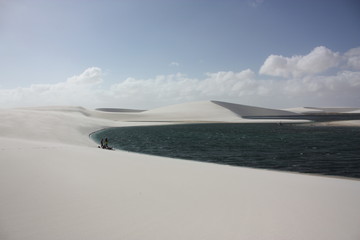 Lagon, Parc national des Lençois (dunes) du Maranhao