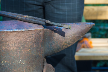 blacksmith tools and fixtures for hand forged metal
