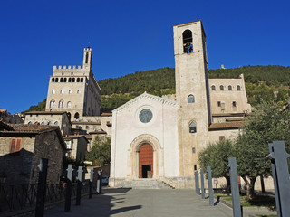 Gubbio, Italy. One of the most beautiful small town in Italy. The church of St. John