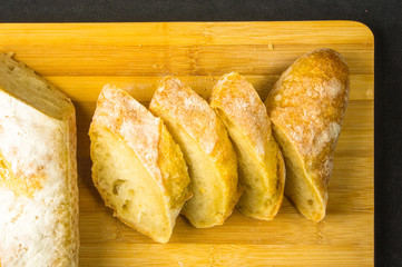loaf of white wheat bread
