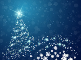 Merry Christmas and Happy New Year vector background