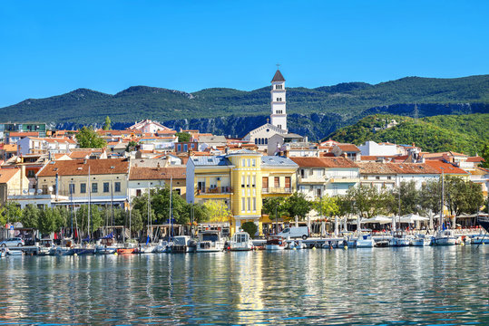 Resort town Crikvenica. Istria, Croatia
