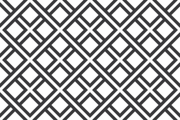  Black and white seamless geometric pattern