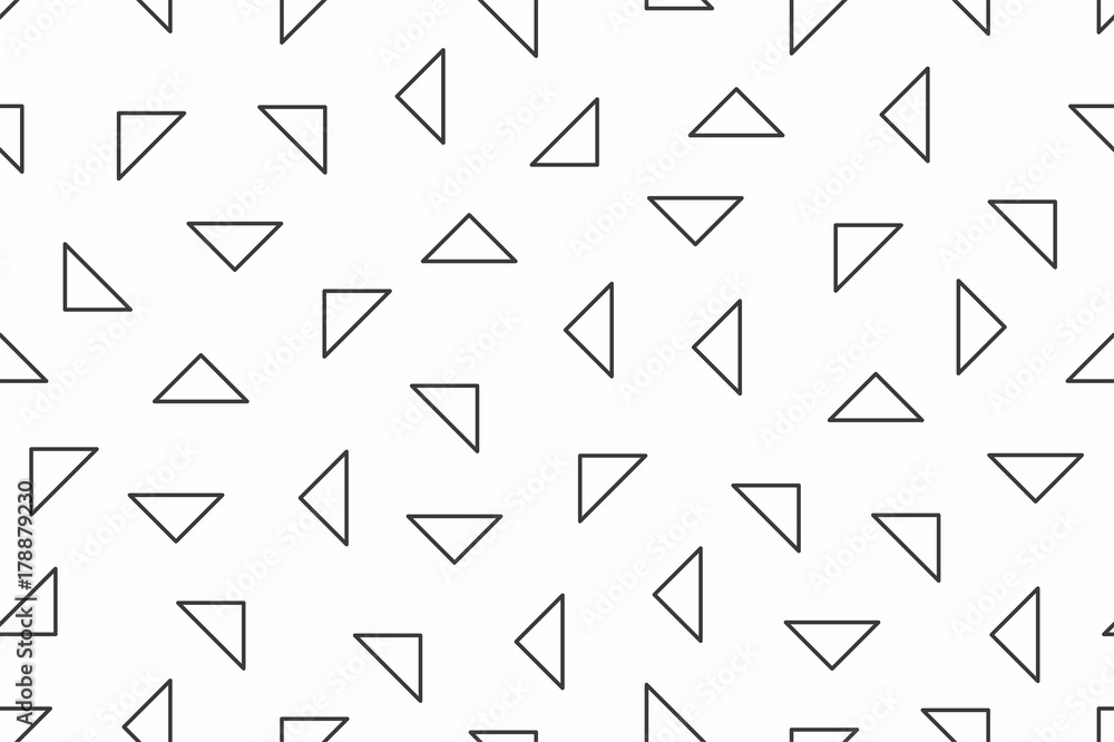 Poster geometric seamless pattern with linear
