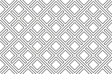 Geometric seamless pattern with linear