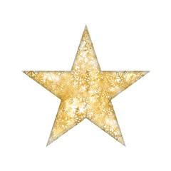 Christmas print with snowflakes