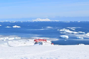 Keuken spatwand met foto antartica © alvaroruiz.cl