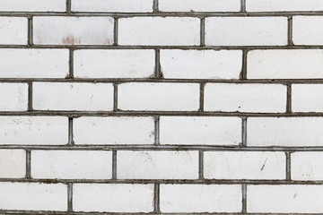 white brick wall