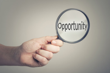 Searching for opportunity. Conceptual image of job opportunities.