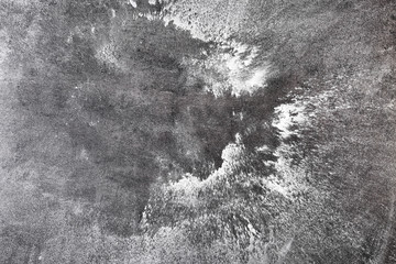 Scattered flour on gray background