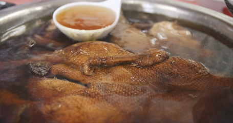 Chinese style Duck meat soup