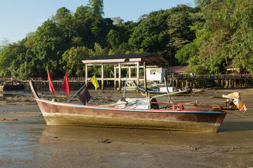 Fototapeta na wymiar Coastal Fishing Boats
