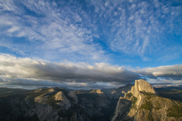 Naklejka na ściany i meble Half Dome, Yosemite National Park, California, USA