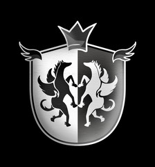 Fototapeta premium elegant medieval emblem