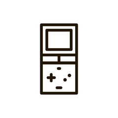 Game console flat icon