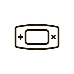 Game console flat icon