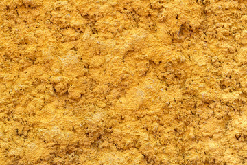 Yellow color Concrete wall background