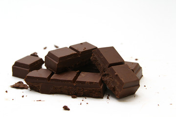 Chocolate bar background / chocolate bar made of dark chocolate, milk chocolate, and white chocolate